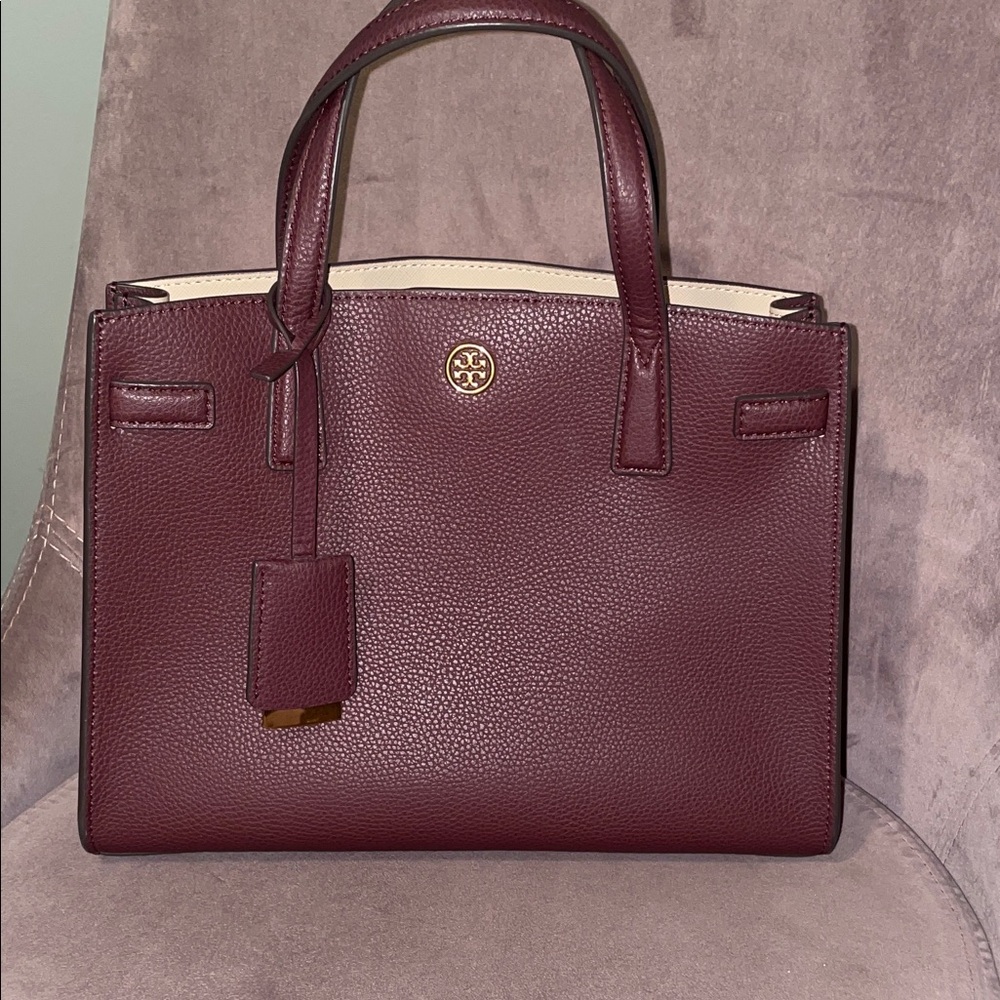 Tory Burch Deep Burgundy Satchel